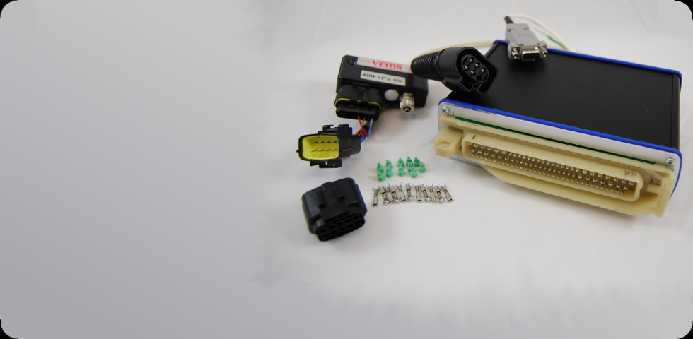VEMS ECU with plug-in harness, MAP sensor and connectors
