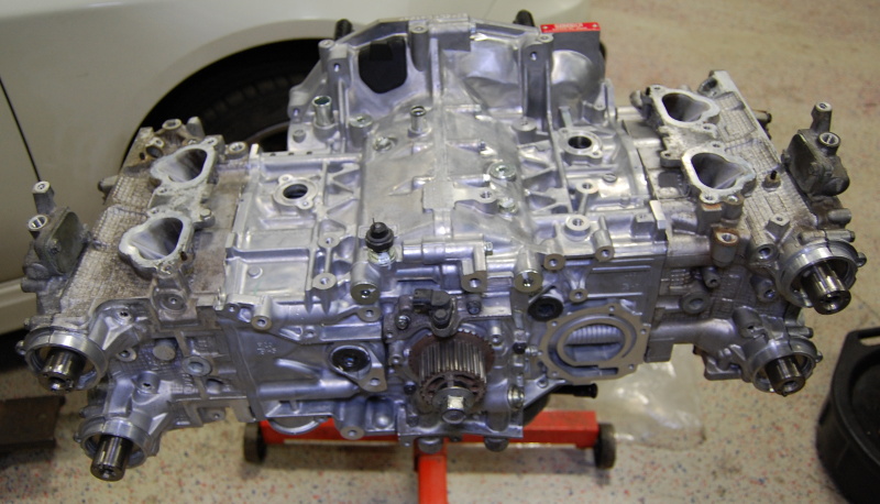 IAG Long Block being installed